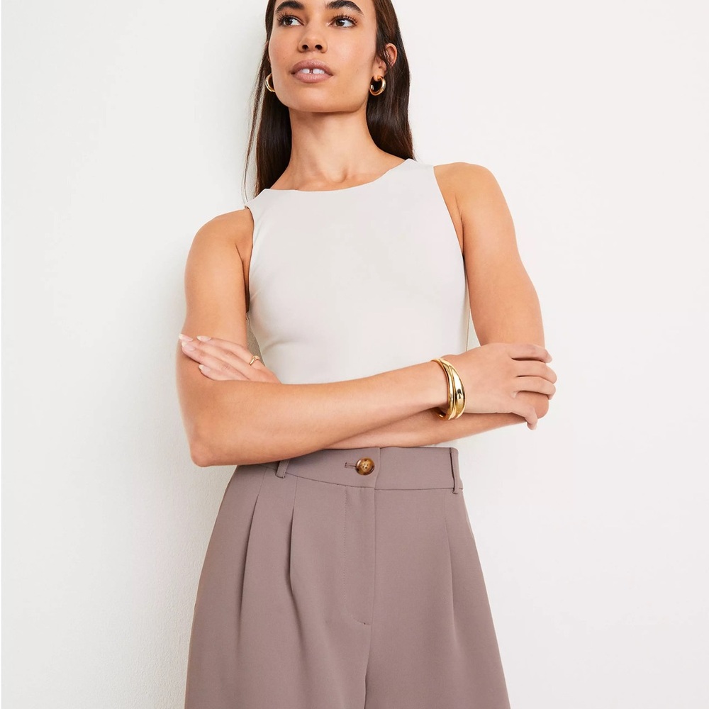 Petite Loft Versa 360 Knit Tank Bodysuit . Petite XXL . NWT